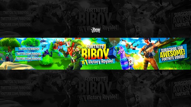  - custom fortnite youtube banner