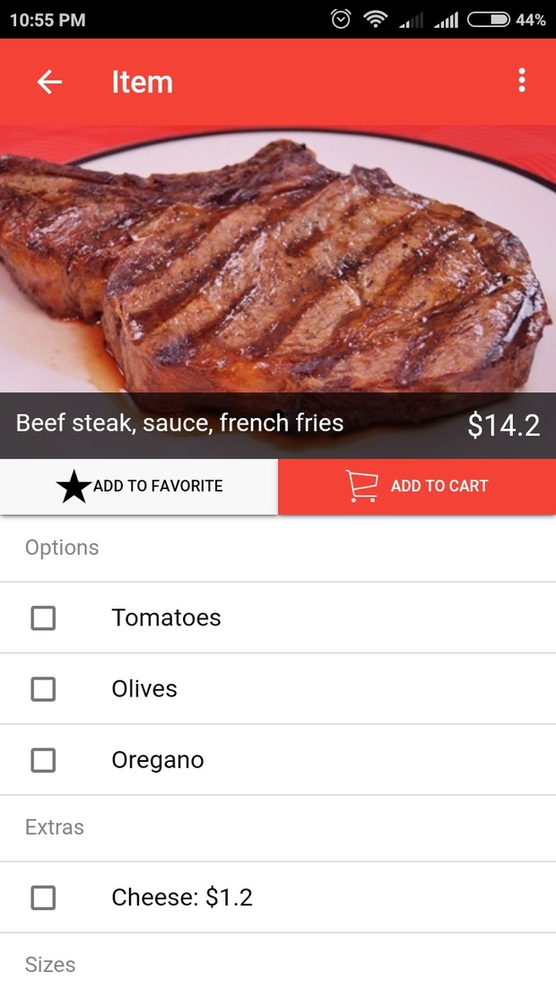 ionic 2 restaurant - flat ionic 2 template for restaurant