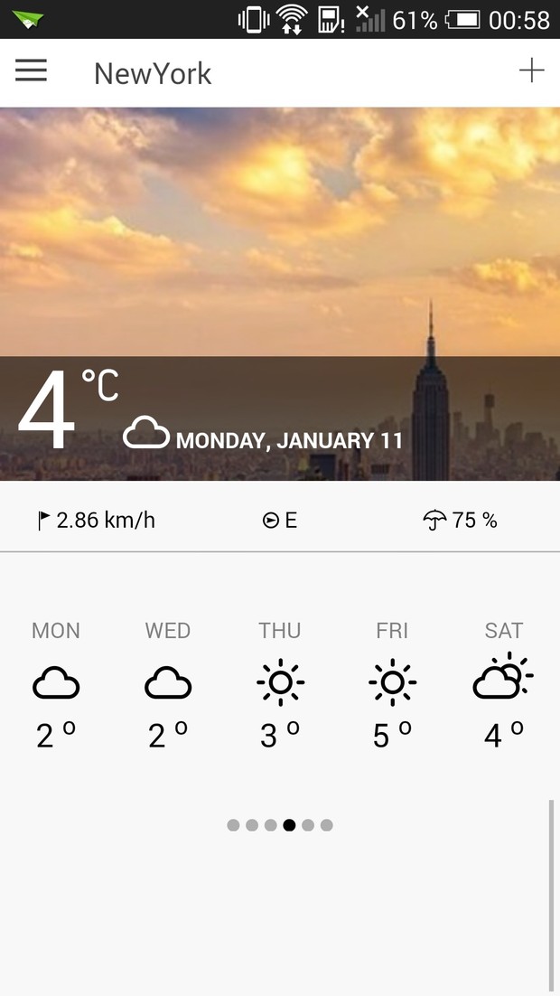 ionWeather - weather template for ionic