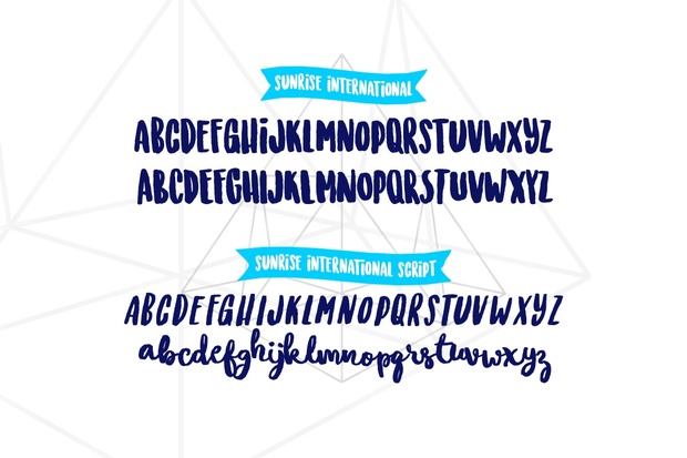 Sunrise International (Typeface)