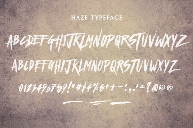 Haze Typeface 2016