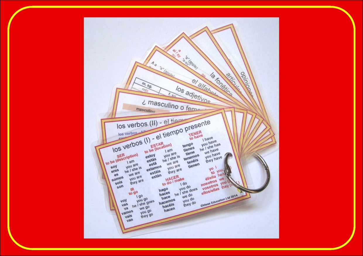 Spanish Pocket Cards set 2 Ideas Education Ltd