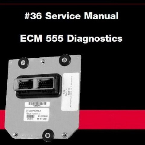 Mercury Marine MerCruiser Service Manual #36 ECM 555 D - Digital Files Mart