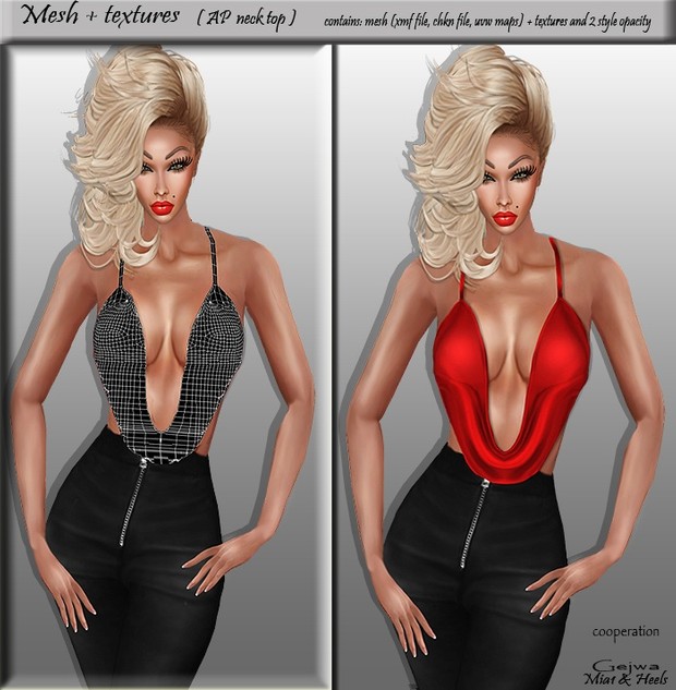 Neck top AP MESH + Textures