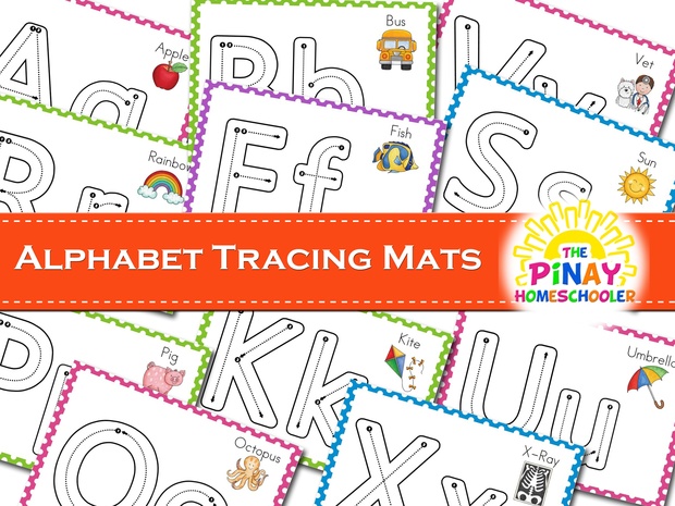 Alphabet Tracing Mats