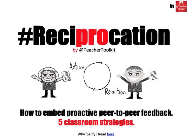 #Reciprocation by @TeacherToolkit