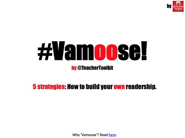 #Vamoose by @TeacherToolkit