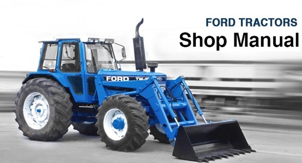 ford 550 555 tractor backhoe loader service repair w