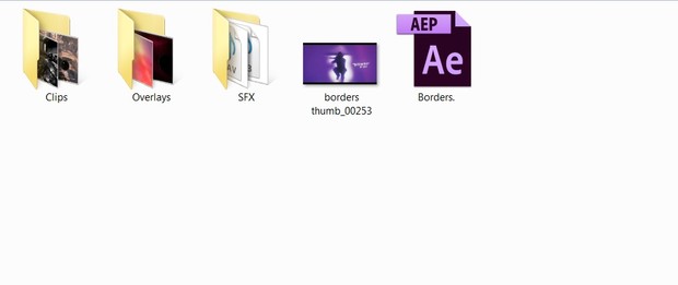 Borders - Project File (With Clips - Overlays And SFX!)