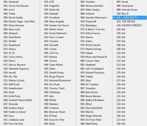 SALE 200 Sylenth presets from TOP100 Djs (FL ABLETON WIN MAC CUBASE LOGIC VST)