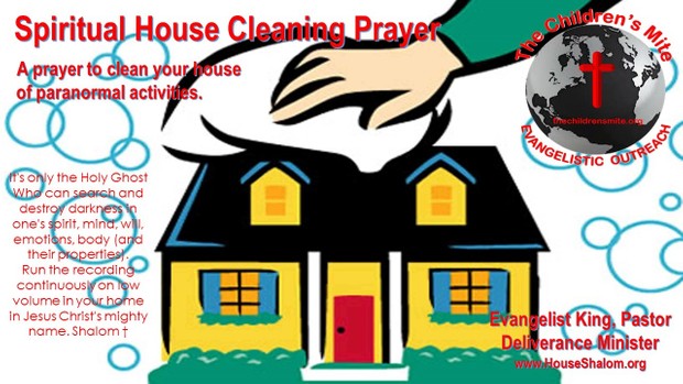 Spiritual House Cleaning Prayer