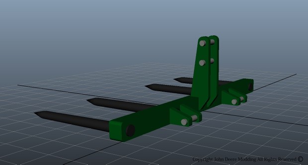 HS20 Series 3-Point Hitch Bale Spear
