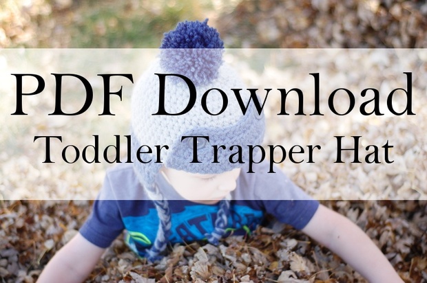 Toddler Trapper Hat PDF Download