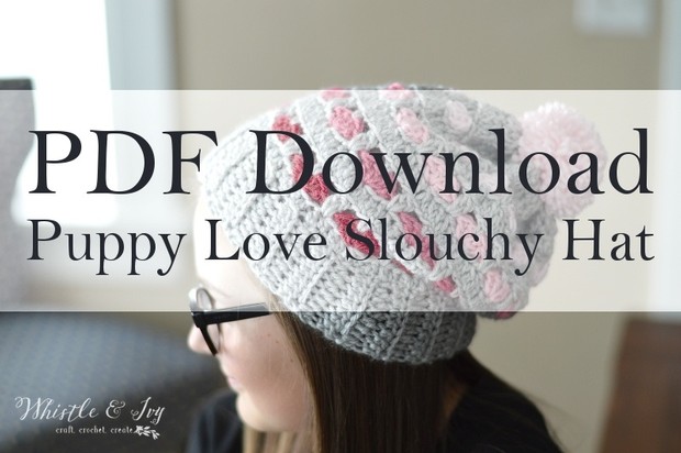 Puppy Love Heart Slouchy PDF Download