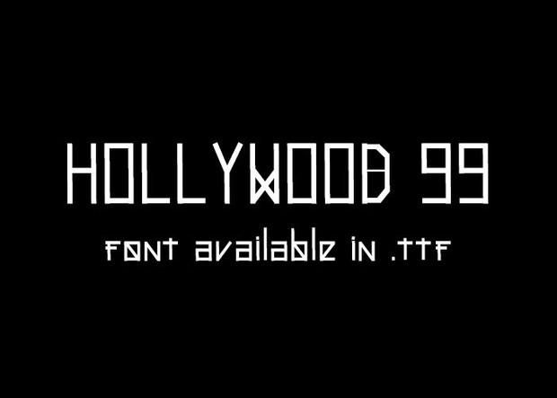 HOLLYWOOD99 - Font.