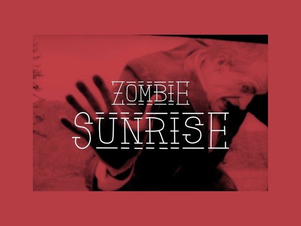 Zombie Sunrise - font.