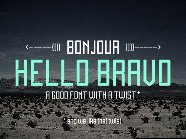 Hello Bravo - Font.