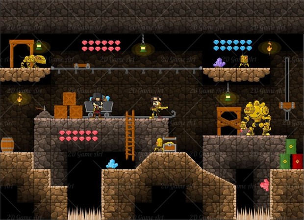 Steampunk Game Sprites