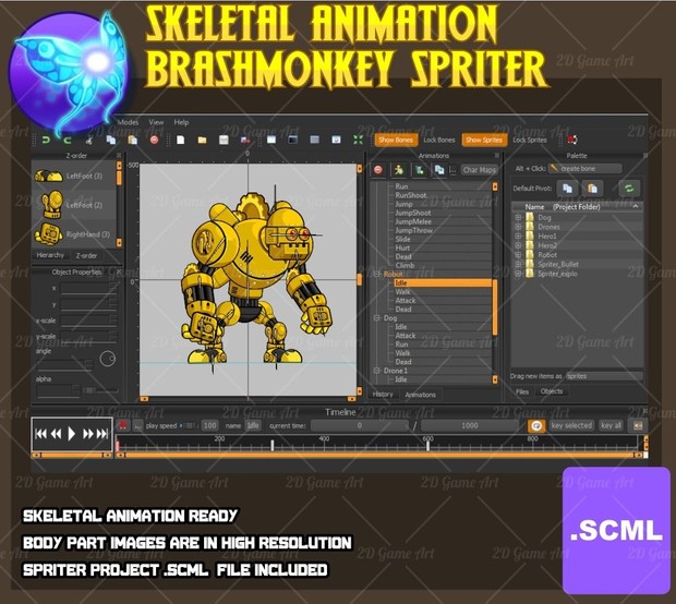 Steampunk Game Sprites