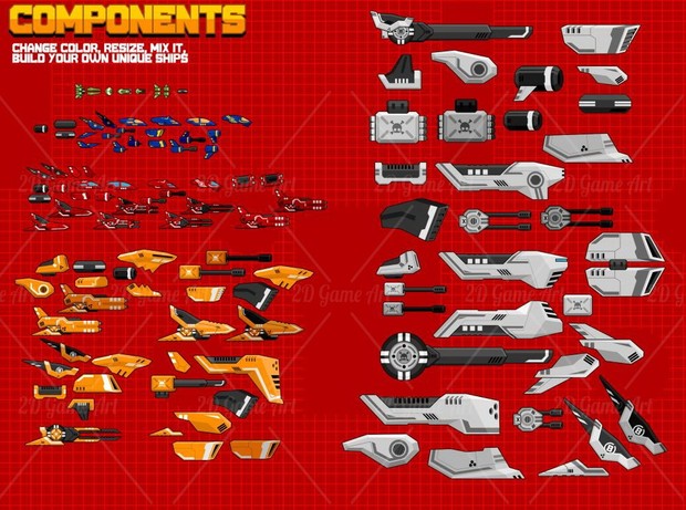 Side Scrolling Space Shooter Creation Kit