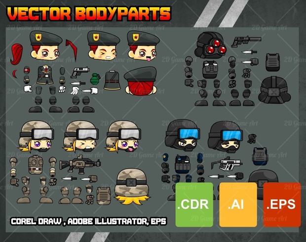 Spec Ops - Game Sprites