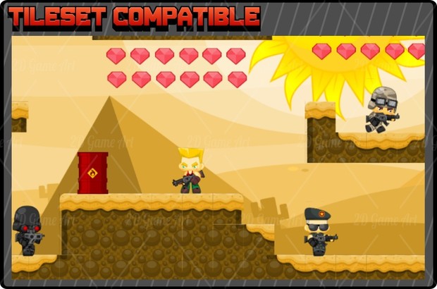 The Soldiers - Game Sprites
