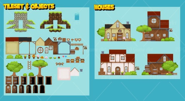 The Village - Game Tileset