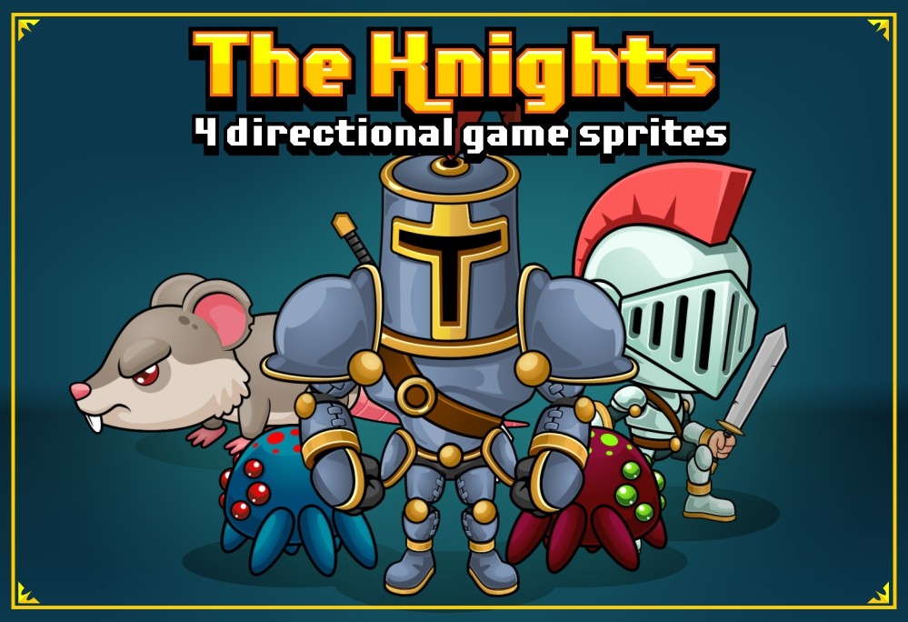 The Knights - Game Sprites - GameArt2D.com