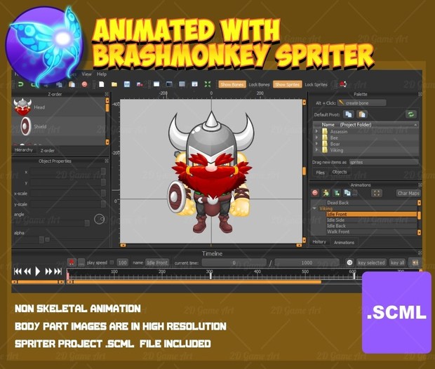 Assassin & Viking - Game Sprites