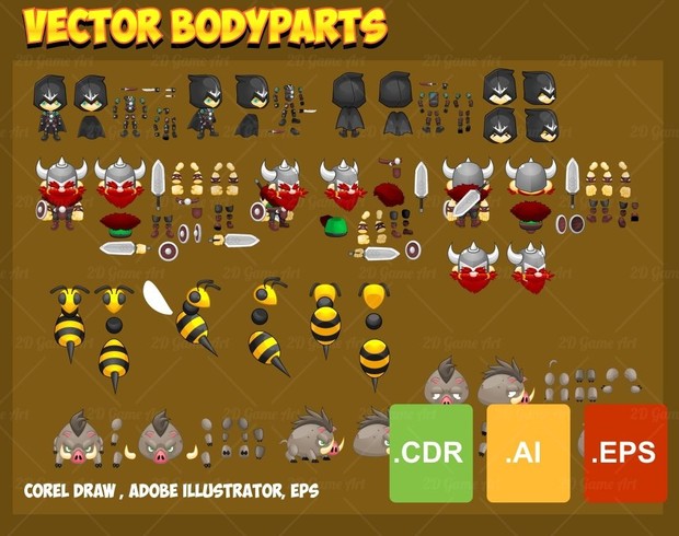 Assassin & Viking - Game Sprites