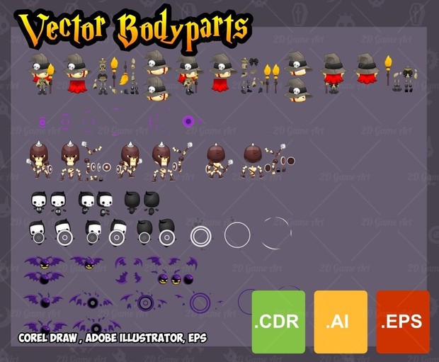 The Witch - Game Sprites