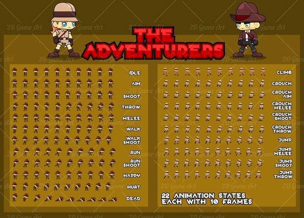 Adventure Game Sprites