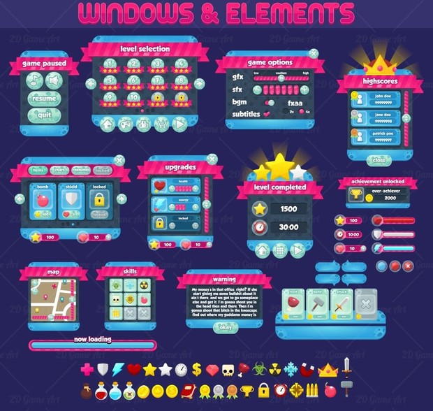 Joyful Space - Game GUI