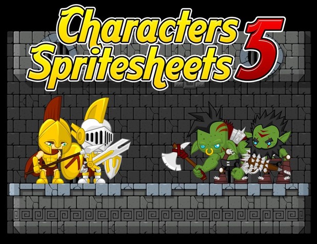 Knight vs Orc - Game Sprites