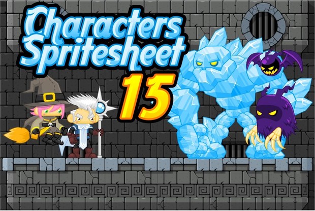 Witch & Ice Mage - Game Sprites