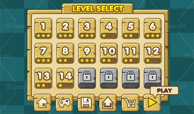 Wooden Game GUI