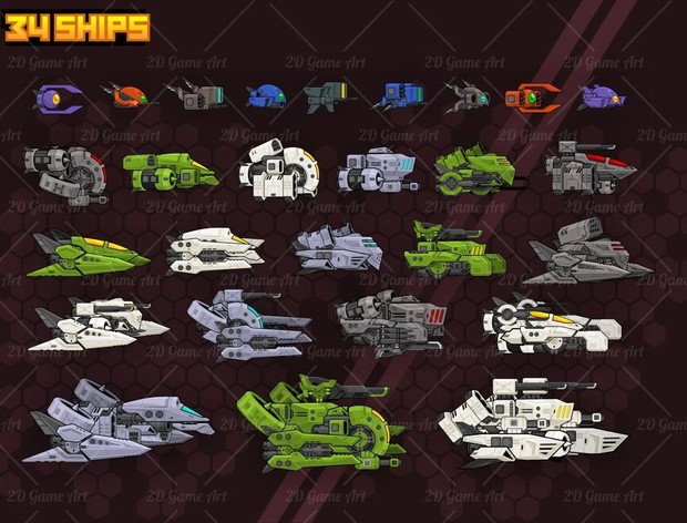 Space Shooter Kit: Side Scrolling