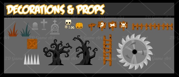 The Graveyard - Game Tileset