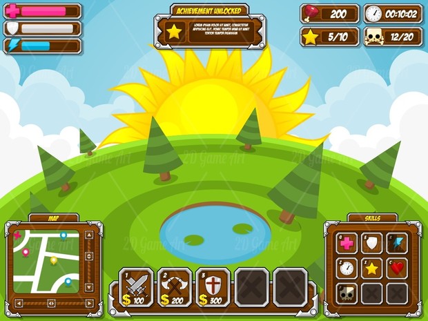 Medieval Game GUI
