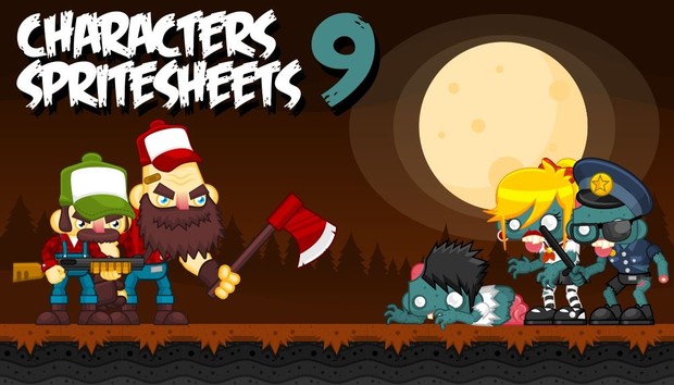 HillBilly vs Zombies - Game Sprites