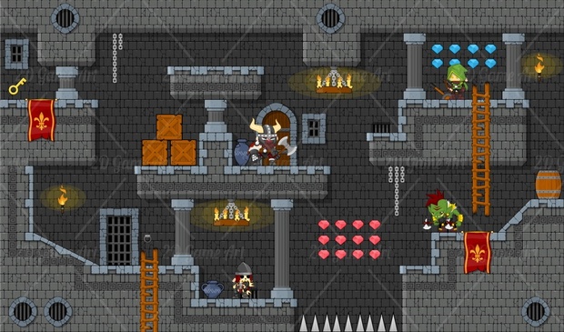 Archer & Viking - Game Sprites
