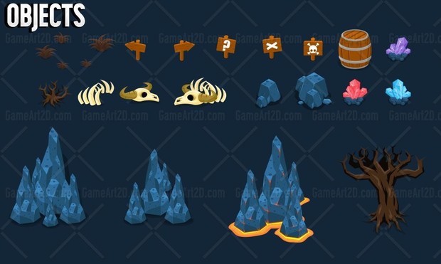 The Volcano - Top Down Tileset