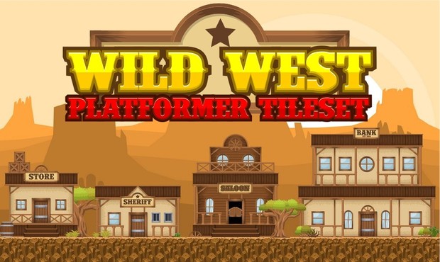Wild West - Platformer Tileset