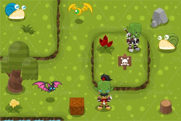 Orc Bros - 4 Directional Game Sprites