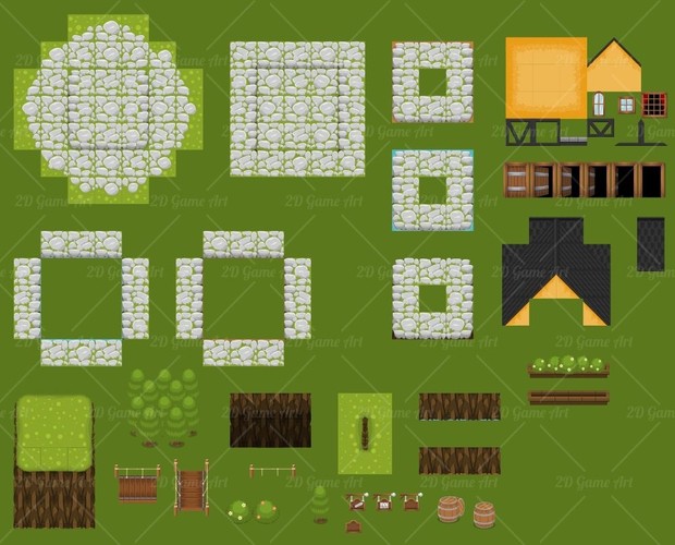 The Inn - Top-Down Game Tileset