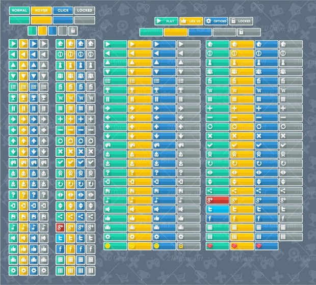 Minimalist Game GUI