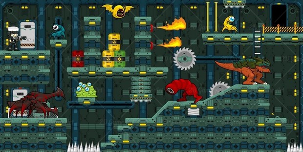 Alien Onslaught - Game Sprites
