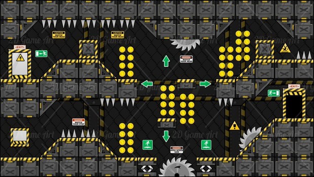Robot Factory - Game Tileset