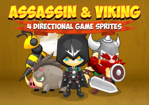 Assassin & Viking - Game Sprites