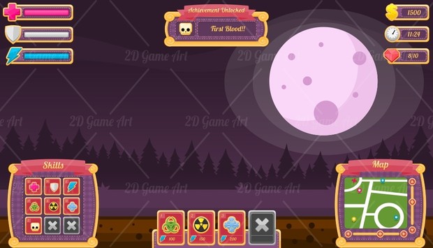 Halloween Night - Game GUI